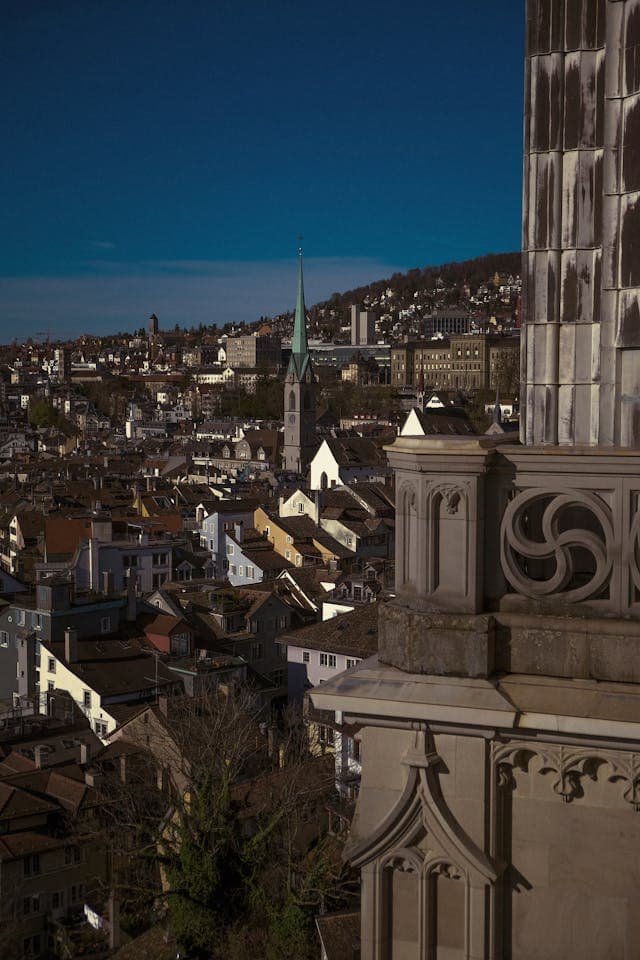 Winterthur, Aussicht über die Stadt